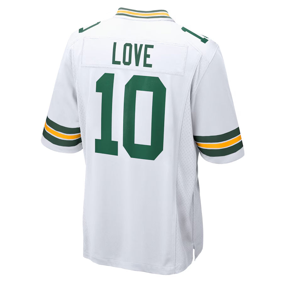 Silnrao GB.Packers #10 Jordan Love Player White Home Game Stitched Jerseys