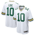 Silnrao GB.Packers #10 Jordan Love Player White Replica Game  Stitched Jerseys