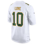 Silnrao GB.Packers #10 Jordan Love White Fashion Game Jersey American Stitched Jerseys