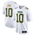 Silnrao GB.Packers #10 Jordan Love White Fashion Game Jersey American Stitched Jerseys