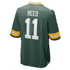 Silnrao GB.Packers #11 Jayden Reed Green Game Stitched Jerseys