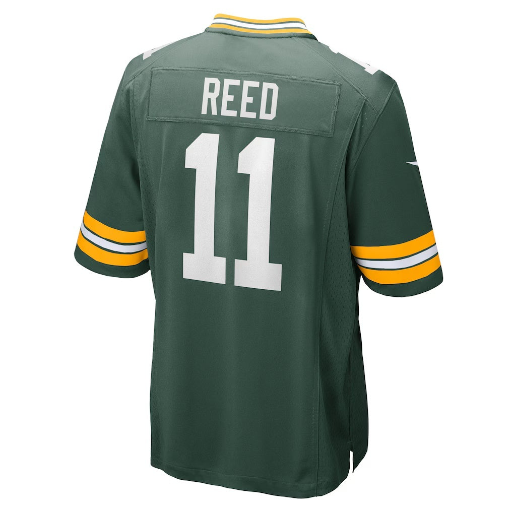 Silnrao GB.Packers #11 Jayden Reed Green Game Stitched Jerseys