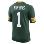 Silnrao GB.Packers #1 Micah Parsons Green Vapor Untouchable Stitched Limited Jerseys