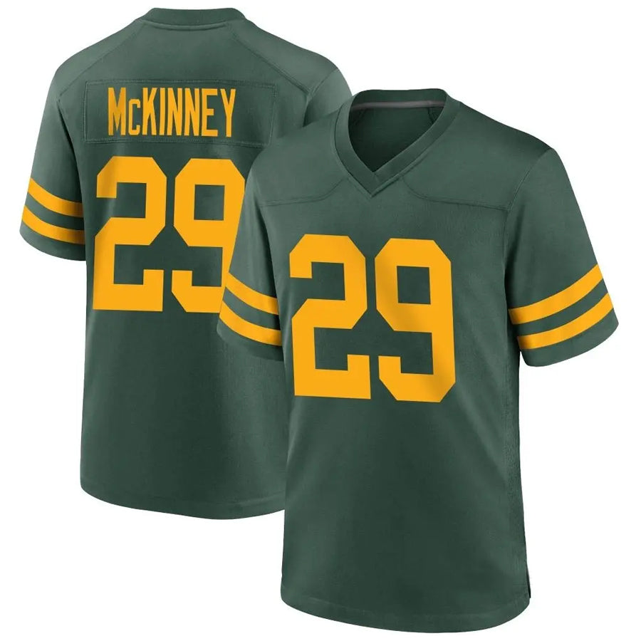 Silnrao GB.Packers #29 Xavier McKinney Player Limited Green Alternate Vapor Stitched Jerseys