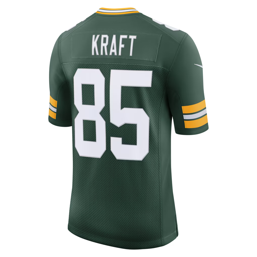 Silnrao GB.Packers #85 Tucker Kraft Green Vapor Untouchable Stitched Limited Jerseys