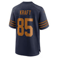 Silnrao GB.Packers #85 Tucker Kraft Player Navy The 1923 Classic Game Stitched Jerseys