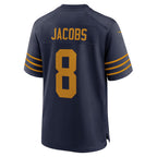 Silnrao GB.Packers #8 Josh Jacobs Player Navy The 1923 Classic Game Stitched Jerseys