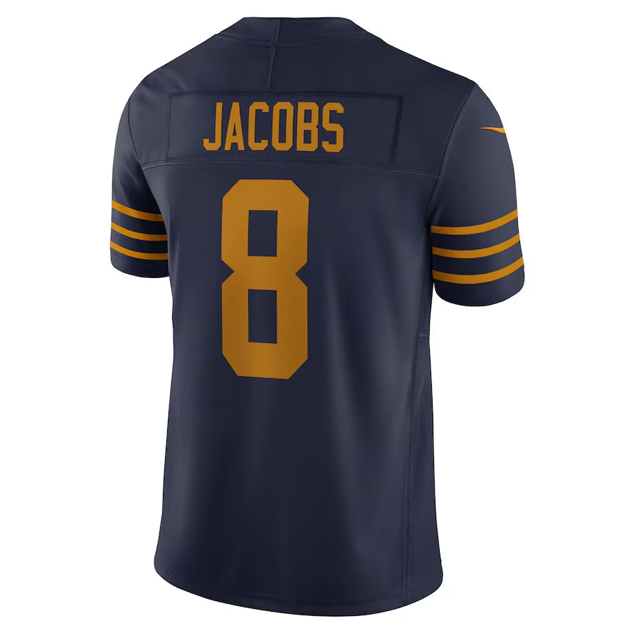 Silnrao GB.Packers #8 Josh Jacobs Player Navy The 1923 Classic Vapor F.U.S.E. Limited Game Stitched Jerseys