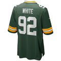 Silnrao GB.Packers #92 Reggie White Player Green Home Game Stitched Jerseys