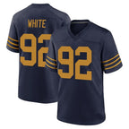 Silnrao GB.Packers #92 Reggie White Player Navy The 1923 Classic Game Stitched Jerseys