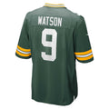 Silnrao GB.Packers #9 Christian Watson Green Game Stitched Jerseys