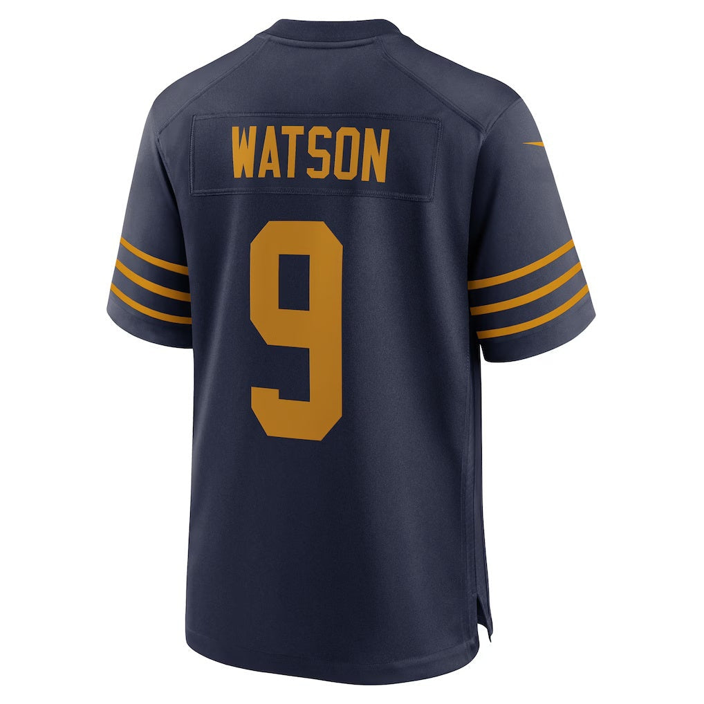 Silnrao GB.Packers #9 Christian Watson Navy The 1923 Classic Game Stitched Jerseys