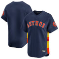 Silnrao H.Astros Navy Home Limited Blank Player Stitched Jerseys