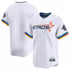 Silnrao H.Astros White City Connect Limited Home Blank Player Stitched Jerseys