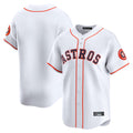 Silnrao H.Astros White Home Limited Blank Player Stitched Jerseys
