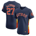Silnrao H.Astros #27 Jose Altuve Player Navy Limited Elite Home Stitched Jerseys