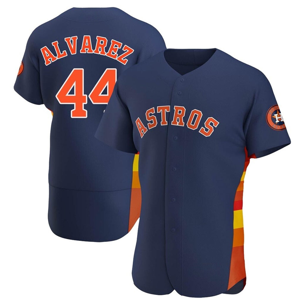 Silnrao H.Astros #44 Yordan Alvarez Player Navy Limited Elite Home Stitched Jerseys