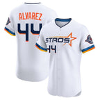Silnrao H.Astros #44 Yordan Alvarez Player White City Connect Limited Elite Home Stitched Jerseys