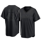 Silnrao H.Astros #45 Tatsuya Imai Player Black Fashion T-shirt Home Game Stitched Jerseys