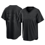Silnrao H.Astros #53 Cristian Javier Player Black Fashion T-shirt Home Game Stitched Jerseys