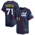 Silnrao H.Astros #71 Josh Hader Player Navy American League All-Star Game Limited Stitched Jerseys