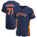 Silnrao H.Astros #71 Josh Hader Player Navy Limited Elite Home Stitched Jerseys