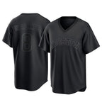 Silnrao H.Astros #8 Christian Walker Player Black Fashion T-shirt Home Game Stitched Jerseys