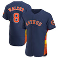 Silnrao H.Astros #8 Christian Walker Player Navy Home Limited Elite Stitched Jerseys