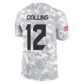 Silnrao H.Texans #12 Nico Collins Player Arctic Camo Salute to Service Limited Stitched Jerseys