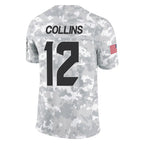 Silnrao H.Texans #12 Nico Collins Player Arctic Camo Salute to Service Limited Stitched Jerseys