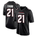 Silnrao H.Texans #21 Nick Chubb Player Limited Black Fashion Stitched Jerseys