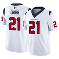 Silnrao H.Texans #21 Nick Chubb Player White Vapor F.U.S.E. Limited Stitched Jerseys