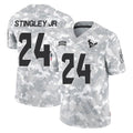 Silnrao H.Texans #24 Derek Stingley Jr. Player Arctic Camo Salute to Service Limited Stitched Jerseys