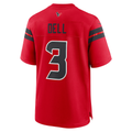 Silnrao H.Texans #3 Tank Dell Red Alternate Game Stitched Jerseys