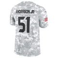Silnrao H.Texans #51 Will Anderson Jr. Player Arctic Camo Salute to Service Limited Stitched Jerseys