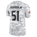 Silnrao H.Texans #51 Will Anderson Jr. Player Arctic Camo Salute to Service Limited Stitched Jerseys