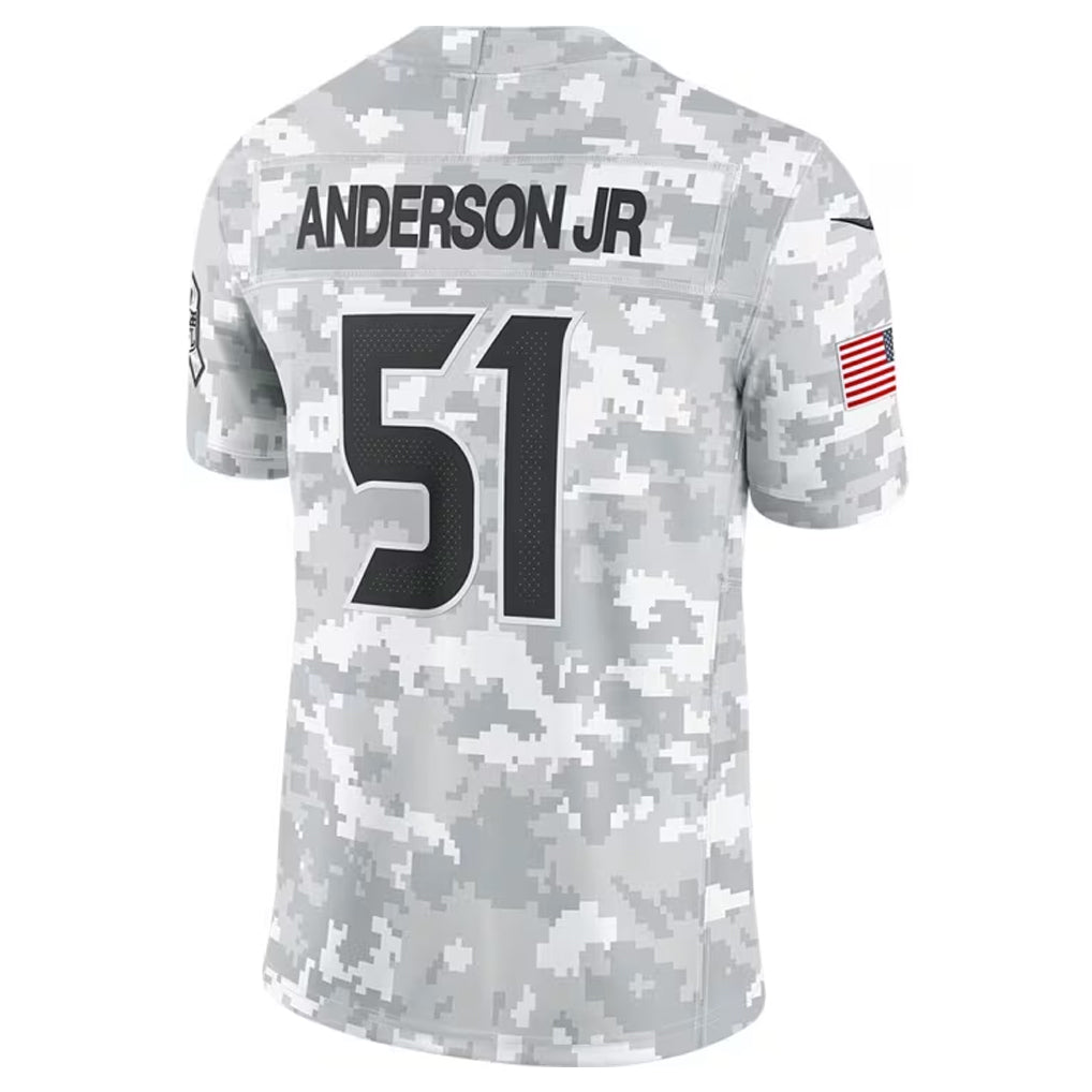 Silnrao H.Texans #51 Will Anderson Jr. Player Arctic Camo Salute to Service Limited Stitched Jerseys