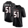 Silnrao H.Texans #51 Will Anderson Jr. Player Black Fashion Game Stitched Jerseys