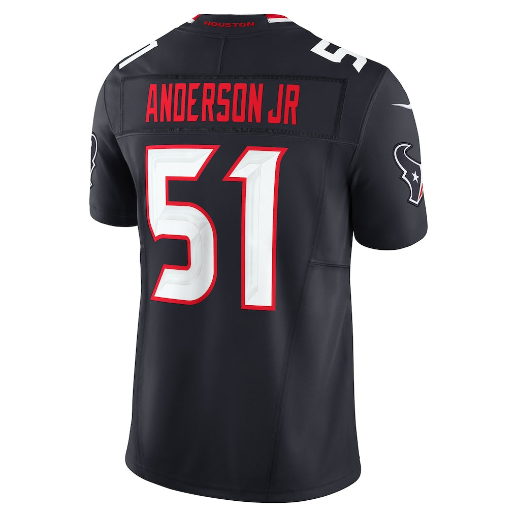 Silnrao H.Texans #51 Will Anderson Jr. Player Navy Vapor F.U.S.E. Limited Stitched Jerseys