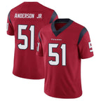 Silnrao H.Texans #51 Will Anderson Jr. Player Red Vapor Limited Stitched Jerseys