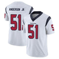 Silnrao H.Texans #51 Will Anderson Jr. Player White Vapor Limited Stitched Jerseys