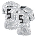 Silnrao H.Texans #5 Jalen Pitre Player Arctic Camo Salute to Service Limited Stitched Jerseys