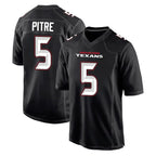 Silnrao H.Texans #5 Jalen Pitre Player Black Fashion Game Stitched Jerseys