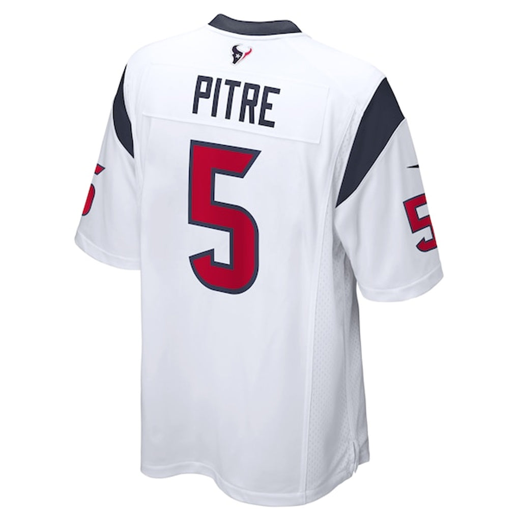 Silnrao H.Texans #5 Jalen Pitre Player Whtie Game Stitched Jerseys
