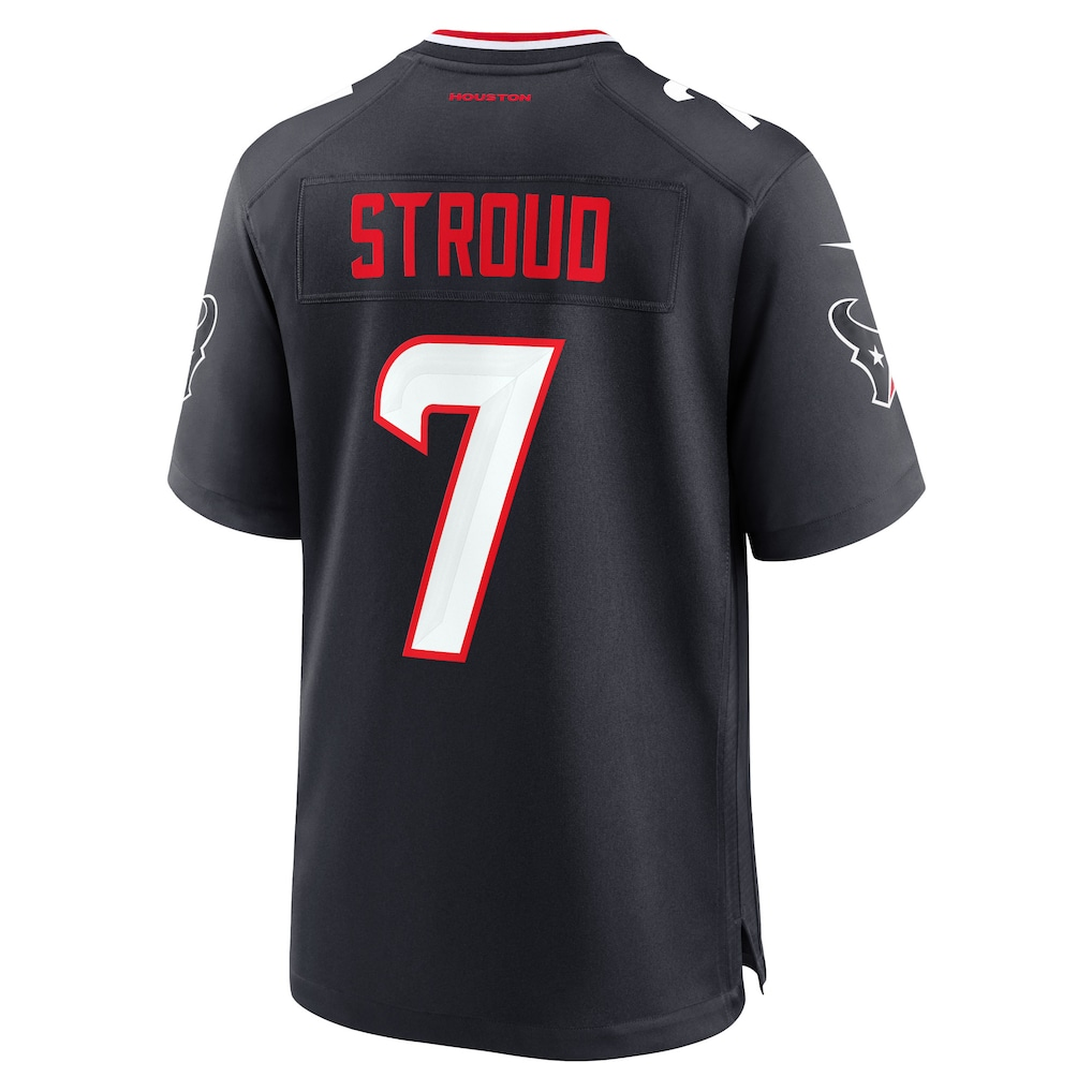 Silnrao H.Texans #7 C.J. Stroud Navy Game Stitched Jerseys
