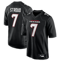 Silnrao H.Texans #7 C.J. Stroud Player Carbon Black Fashion Stitched Jerseys