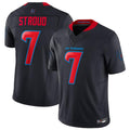 Silnrao H.Texans #7 C.J.Stroud Player Navy Vapor F.U.S.E. Limited Stitched Jerseys
