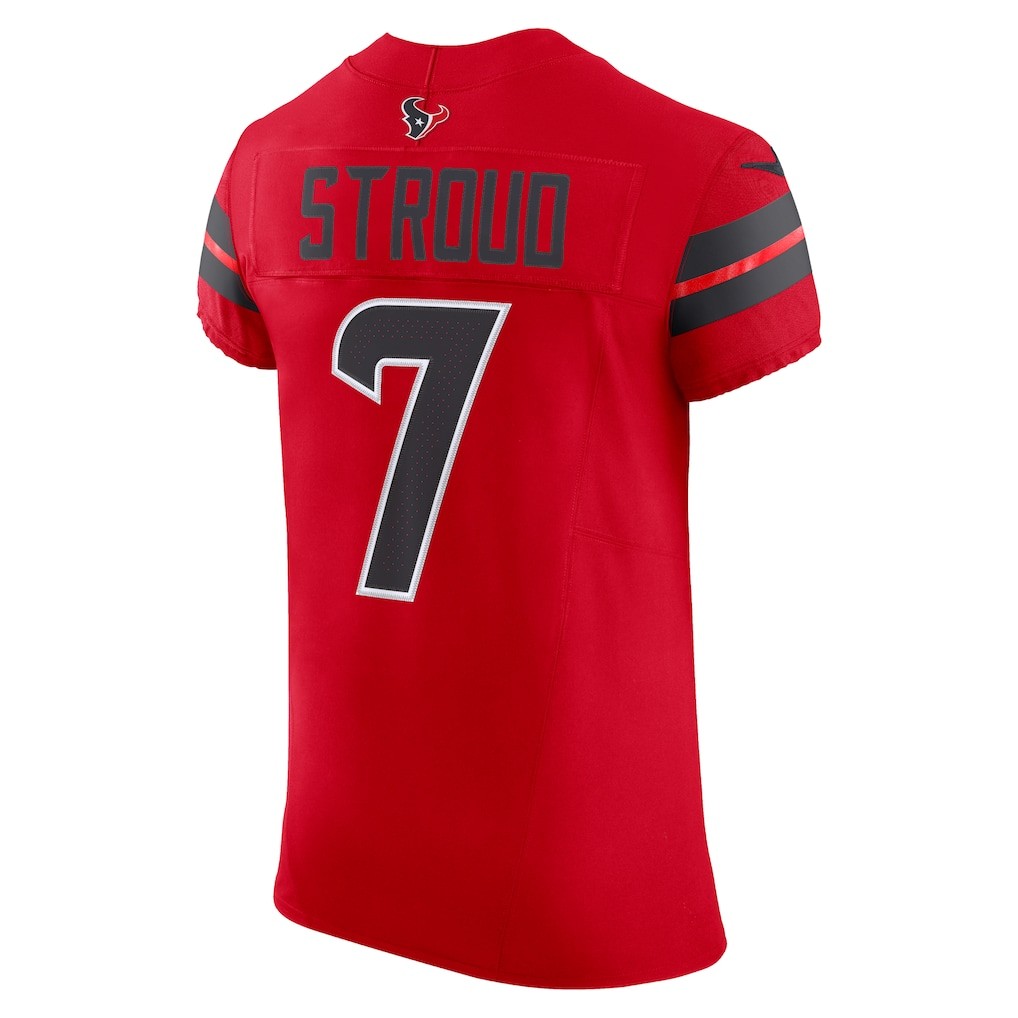 Silnrao H.Texans #7 C.J. Stroud Red Alternate Vapor F.U.S.E. Elite Stitched Jerseys