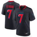 Silnrao H.Texans #7 C.J. Stroud Navy 2nd Alternate Game Jersey Stitched Jerseys