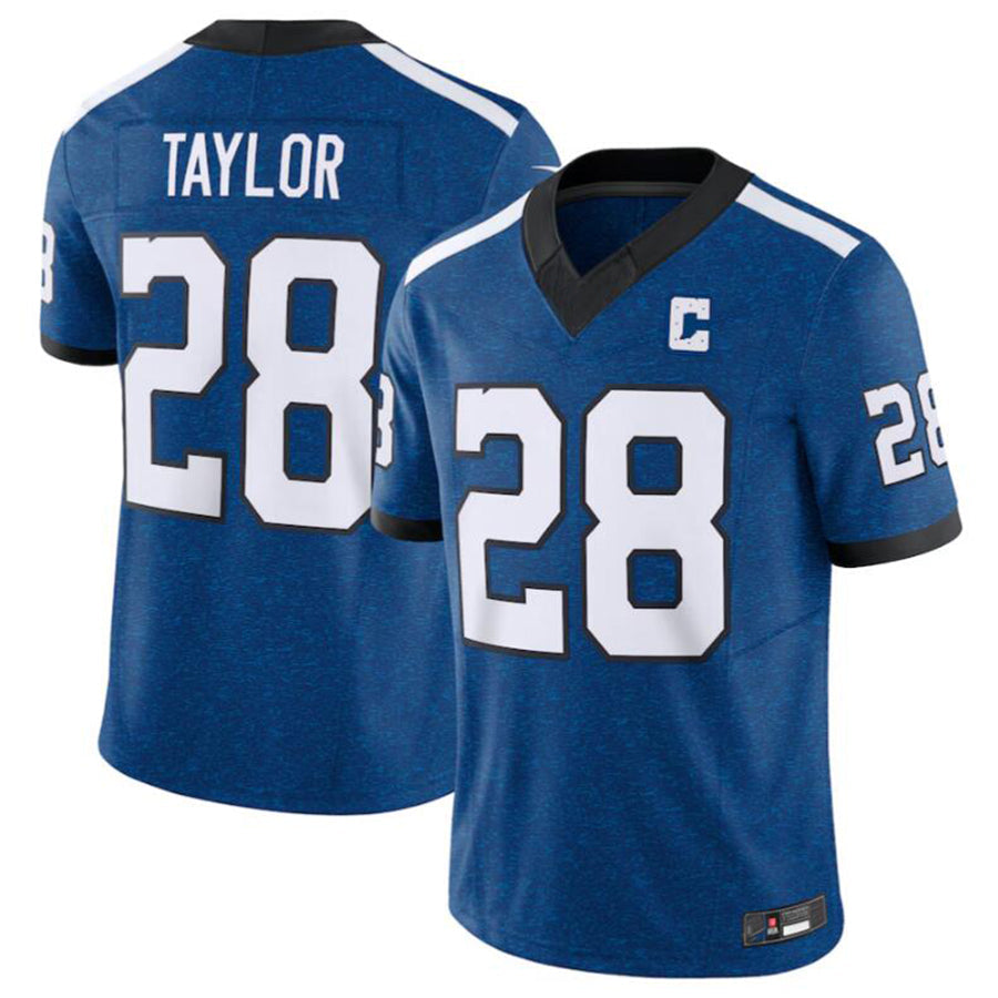 Silnrao I.Colts #28 Jonathan Taylor Blue Vapor F.U.S.E. Limited Jersey American Stitched Jerseys